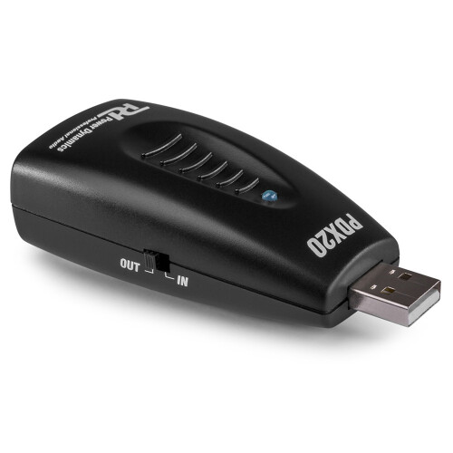 Power Dynamics PDX20 Digital/Analog Audio Interface - USB Recording Device 2