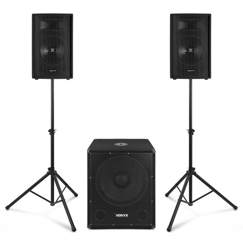 Vonyx 170.114 VX1015BT 2.1 Active Speaker Set 15"