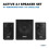 Vonyx 170.114 VX1015BT 2.1 Active Speaker Set 15" 2