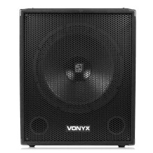 Vonyx 170.750 15 Inch Passive PA Subwoofer 600W - Unpowered Band Subwoofer