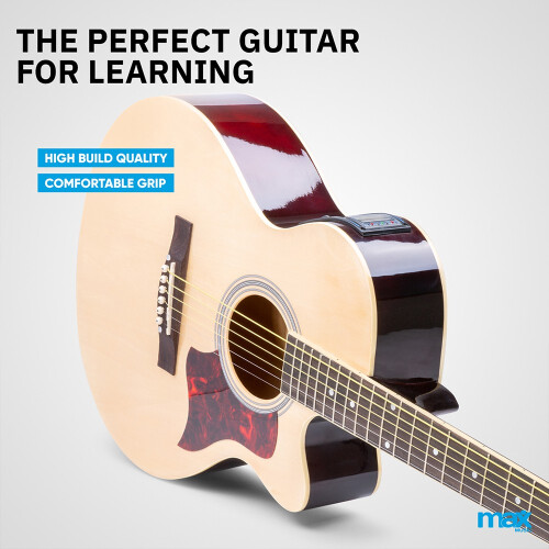 MAX 173.172 ShowKit Beginner Electric Acoustic Guitar Starter Kit 1
