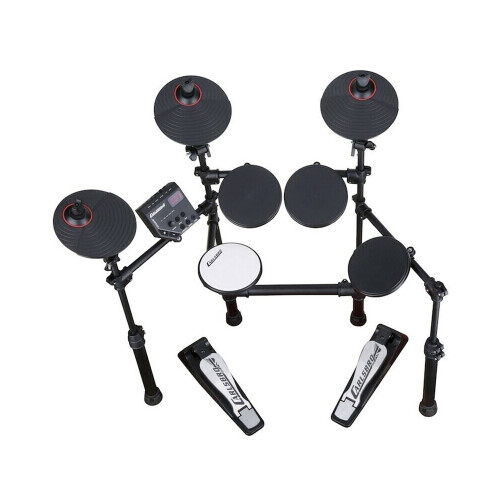 Carlsbro CSD100 R Electronic Drum Kit - 7 Piece Beginner Set with Sticks 1