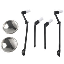 Juego de Limpieza para MáQuina de Café, Cepillo para MáQuina de Café, Inserto Al Ras, Filtro Ciego de Metal, 58 Mm