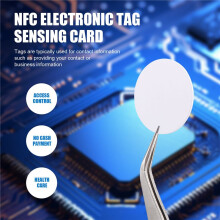 Per Ntag215 Tag NFC, Schede NFC In Bianca per Monete In PVC Compatibili con Tutti I Telefoni Cellulari e Dispositivi Abilitati NFC- (30PZ)