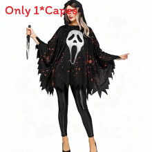 Halloween Ghost Cosplay Costume With Cloak For Women Drama Performances Stage