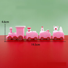 (Pink) Plastic Train Christmas Ornament Merry Christmas Decoration For Home Xmas Gifts Noel Natal Navidad Happy New Year 2026