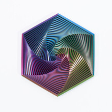 (Colorful,146mm)Hexagonal Decompression Toy With Modern Design For Adults Relief Anxiety