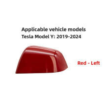 (Red Left)Für 1924 Tesla Model Y Außenspiegelgehäuse mit ABS Material und einfacher Montage
