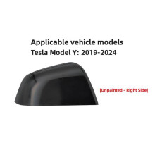 (Unpainted Right)For 1924 Tesla Model Y Exterior Mirror Housing With Abs Material And Installation Simple