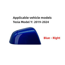 (Blue Right)For 1924 Tesla Model Y Exterior Mirror Housing With Abs Material And Installation Simple
