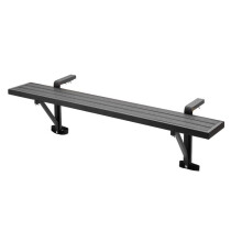 Mesa Suspendida para Balcón 124,5x24 cm-Duoku-Capacidad de Carga 27 kg, Adecuada para Barandillas de Terraza, Jardín y Exterior