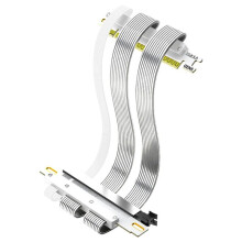 PCIe 5.0 X16 Riser Cable 180 to 180 Dual Reverse GPU Extension Cable 128Gb/S High-Speed Design for ITX Cases 18.5cm