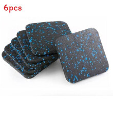 (Blue)Rubber Gym Epdm Noisereducing Mat Treadmill Foot Pads For Sports Tool Exercise
