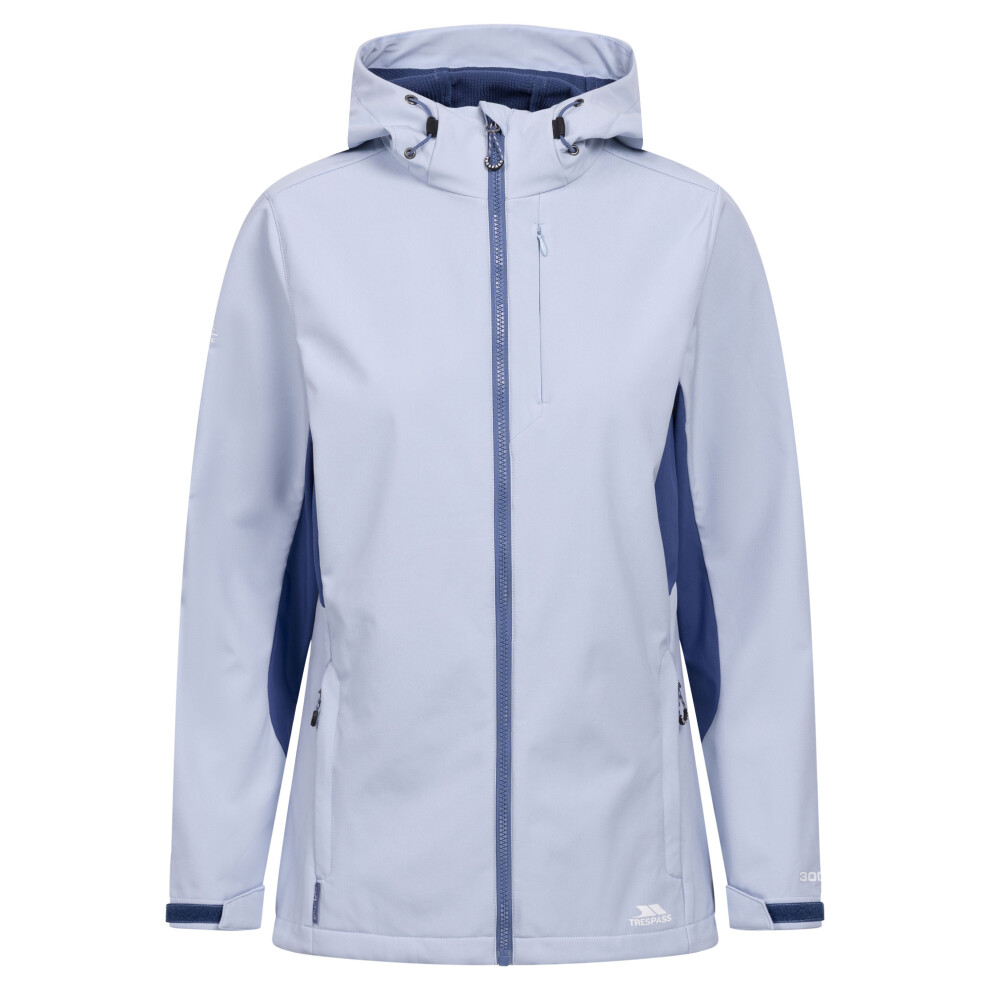 Trespass Women's Yazmine Soft Shell Jacket in Light Blue | Size: XS - Image 2