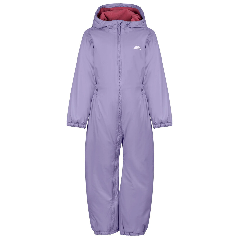 Trespass Men's Pale Lilac Boy's Dripdrop Rain Suit In | Size: 2-3 Years - Image 2