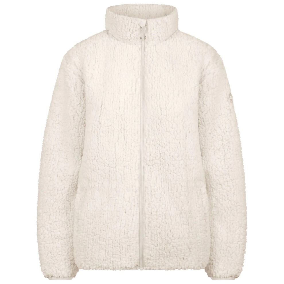 Trespass Women's Feathery Fleece Jacket - Ghost - L - Ghost - 100% Polyester - Image 3