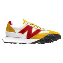 (6 UK, Yellow/Red/White) Casablanca Mens New Balance Suede Trainers