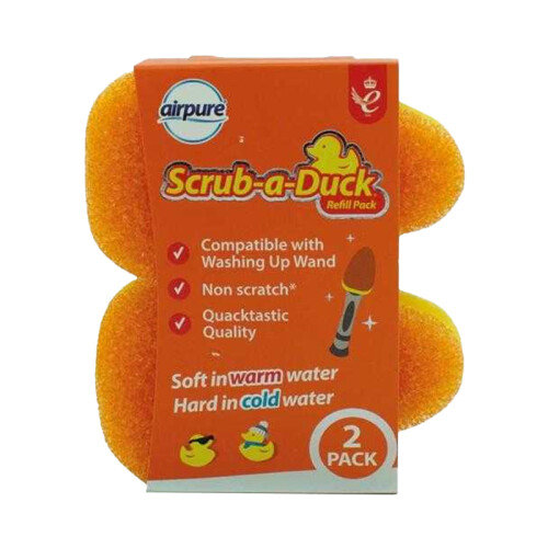 Airpure Airpure Scrub A Duck Sponge Scourers (Pack of 2)