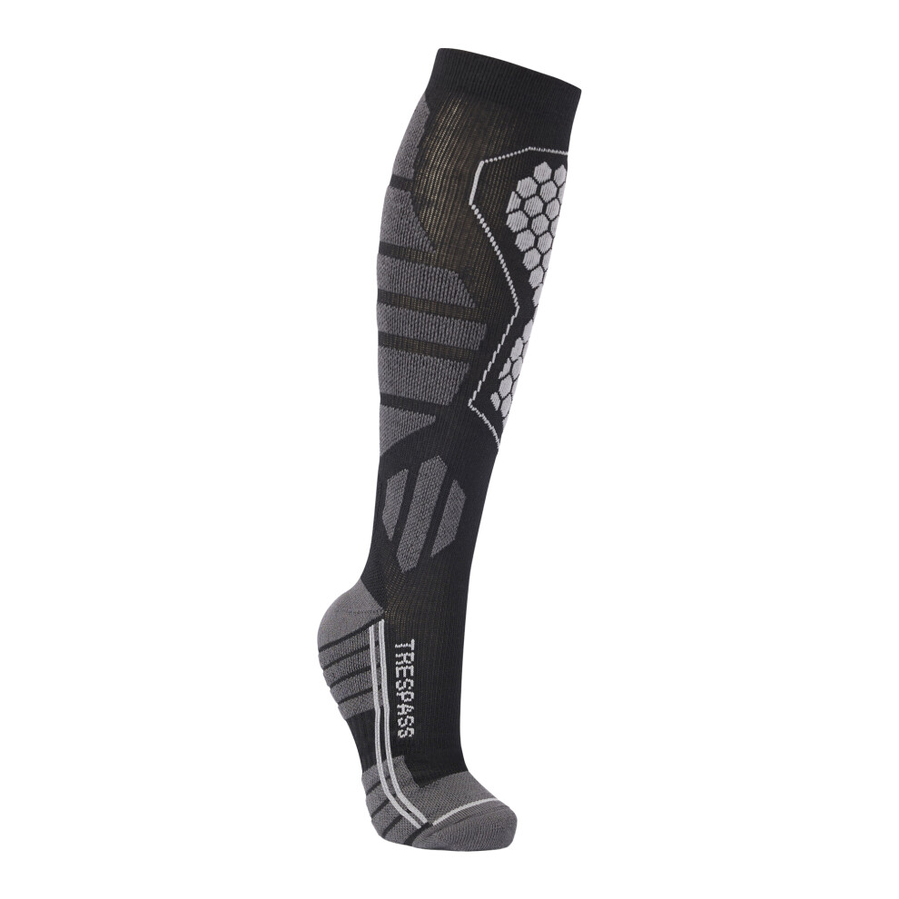 Trespass (3 Uk-6 Uk, Black) Unisex Adult Hacon Ski Socks