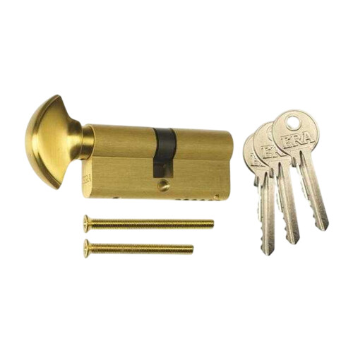 Era Brass Logo Euro Cylinder Lock