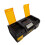 STANLEY (23.6cm x 48.6cm x 26.6cm, Black/Yellow) Stanley Plastic Tool Box 3