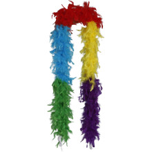 (One Size, Multicoloured) Fiestas Guirca Womens/Ladies Feather Costume Boa