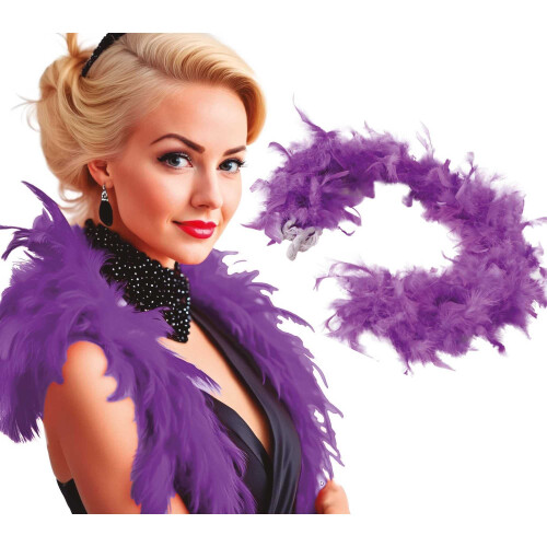 (One Size, Purple) Fiestas Guirca Feather Boa 1