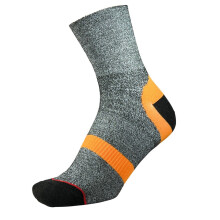 (6 UK-8.5 UK, Charcoal/Orange) 1000 Mile Mens Approach Ankle Socks