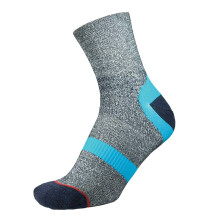 (9 UK-11.5 UK, Navy/Kingfisher Blue) 1000 Mile Mens Approach Ankle Socks