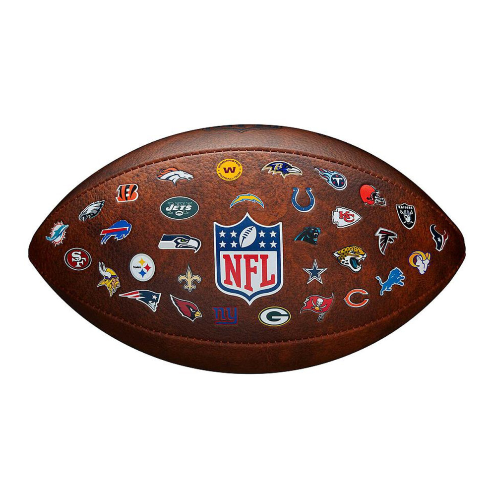 Wilson Nfl 32 Logo Leather American Football