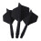 Unicorn (One Size, Black) Unicorn Forge Darts Shafts 1