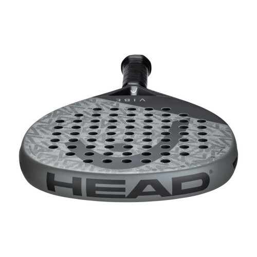 HEAD (One Size, Grey/Black) Head Vibe Geometric Pattern Padel Racket 2