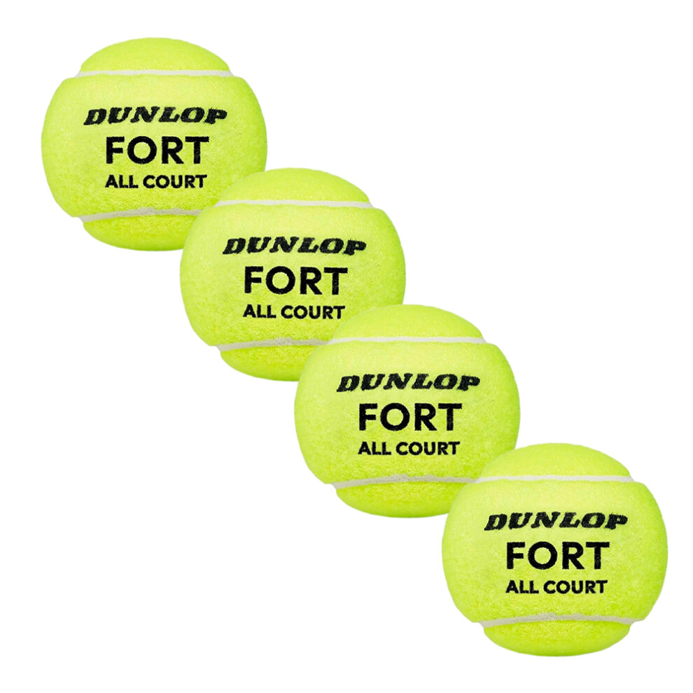 Dunlop Fort All Court Tennis Balls (Pack Of 4)