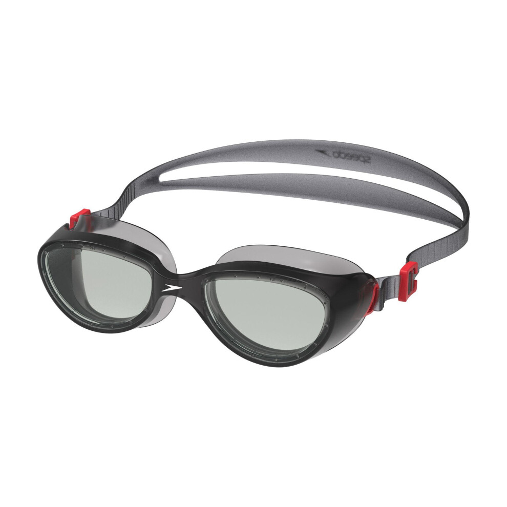 Speedo (Standard, Black/Grey) Unisex Adult Futura Hydrospex Swimming Goggles