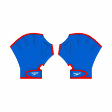 (M, Blue/White) Speedo Unisex Adult Aqua Swimming Gloves