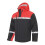 (XS, Black/Red) Projob Mens Progression 7400 Soft Shell Jacket 5