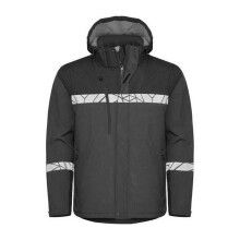 (XS, Grey/Black) Projob Mens Progression 7400 Soft Shell Jacket