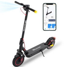 Electric Scooter 36V 11.4AH Battery 500W Motors 10inch Solid Tires 30-40KM Max Mileage 150KG Max Load Folding E-Scooter