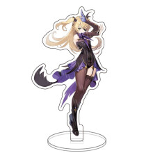 (18)Genshin Impact Barbatos Keqing Barbara Hutao Acrylic Figure Stand Ornaments