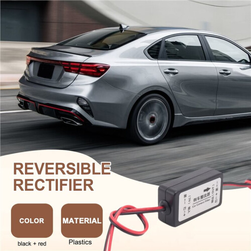12V Car Rear View Camera Rectifier Relay Capacitor Filter Connector for Rear View Lens Anti-Interference Ballast 2