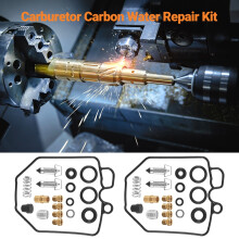 for Hawk 400 CB400T CB400 N 1980-81 Carburetor Repair Carb Rebuild Kit 2 Sets