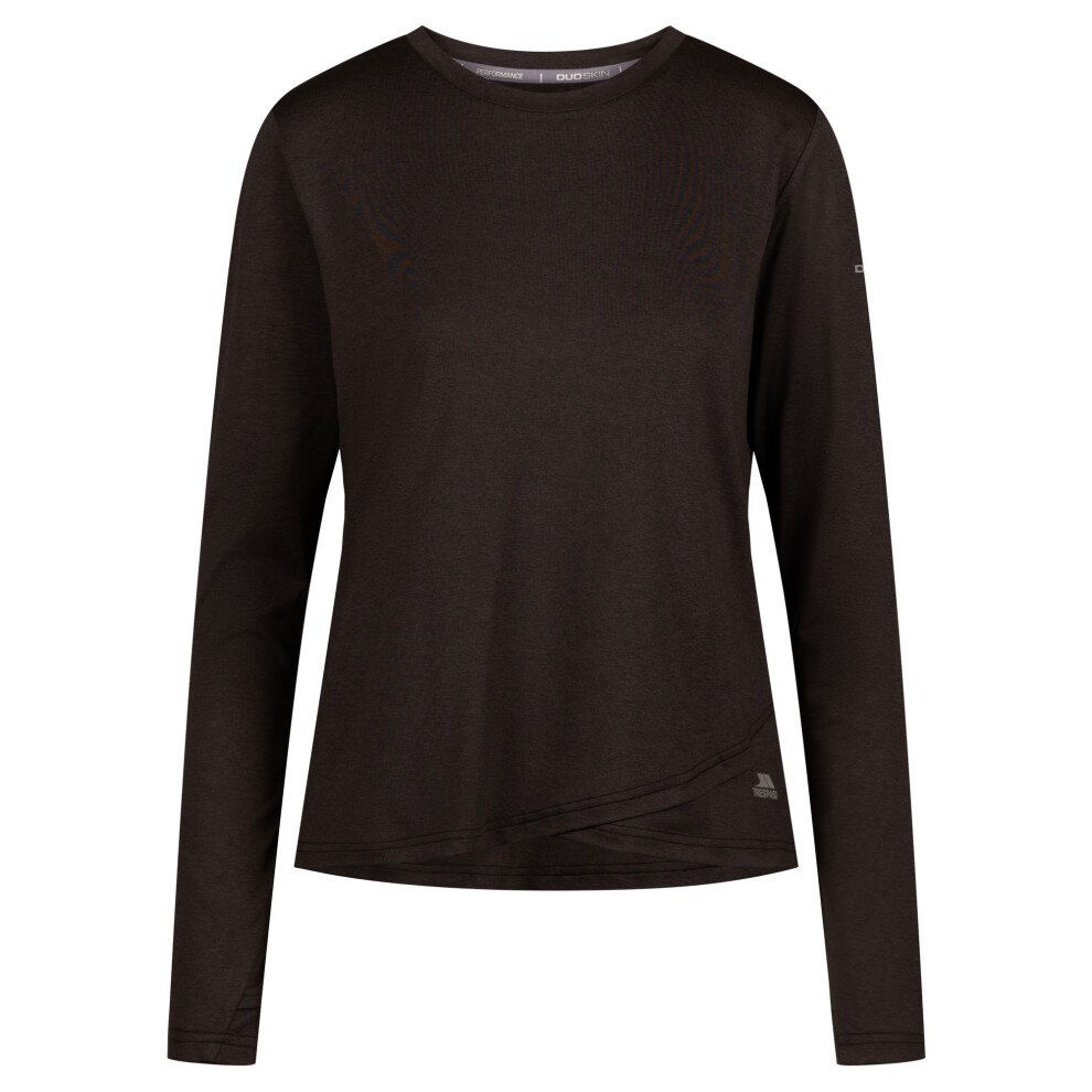 Trespass (Xl, Black Marl) Womens/Ladies Britney Active Top