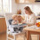 Convertible Baby High Chair with Adjustable Tray, Gray 7