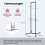 Adjustable Bike Storage Rack for 4 Bikes, Carbon Steel 6