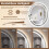 Oval LED Bathroom Mirror, Dimmable, 60x50 cm, 3 Light Colors 2