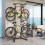 Adjustable Bike Storage Rack for 4 Bikes, Carbon Steel 3