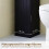 Slim Black Bathroom Cabinet, 16cm Wide, 3 Shelves 4