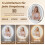 Oval LED Bathroom Mirror, Dimmable, 60x50 cm, 3 Light Colors 4