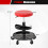 Adjustable Height Rolling Mechanic Stool with Tool Trays 3