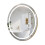 Oval LED Bathroom Mirror, Dimmable, 60x50 cm, 3 Light Colors 6